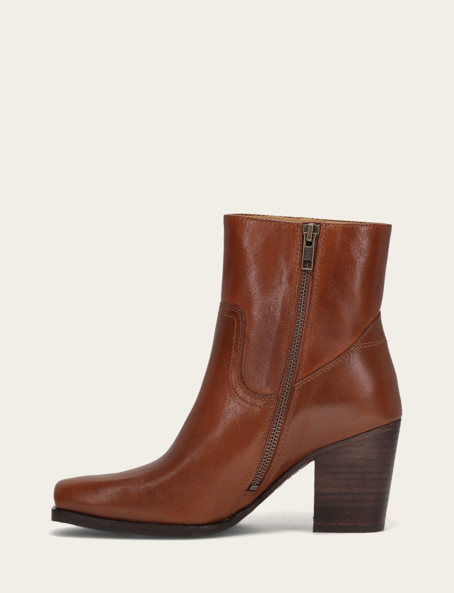 Cinnamon Booties Frye Women's Cinnamon Shiloh Zip Booties
