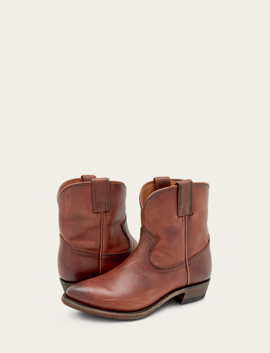 Cognac Booties Frye Women's Cognac Billy Short Booties