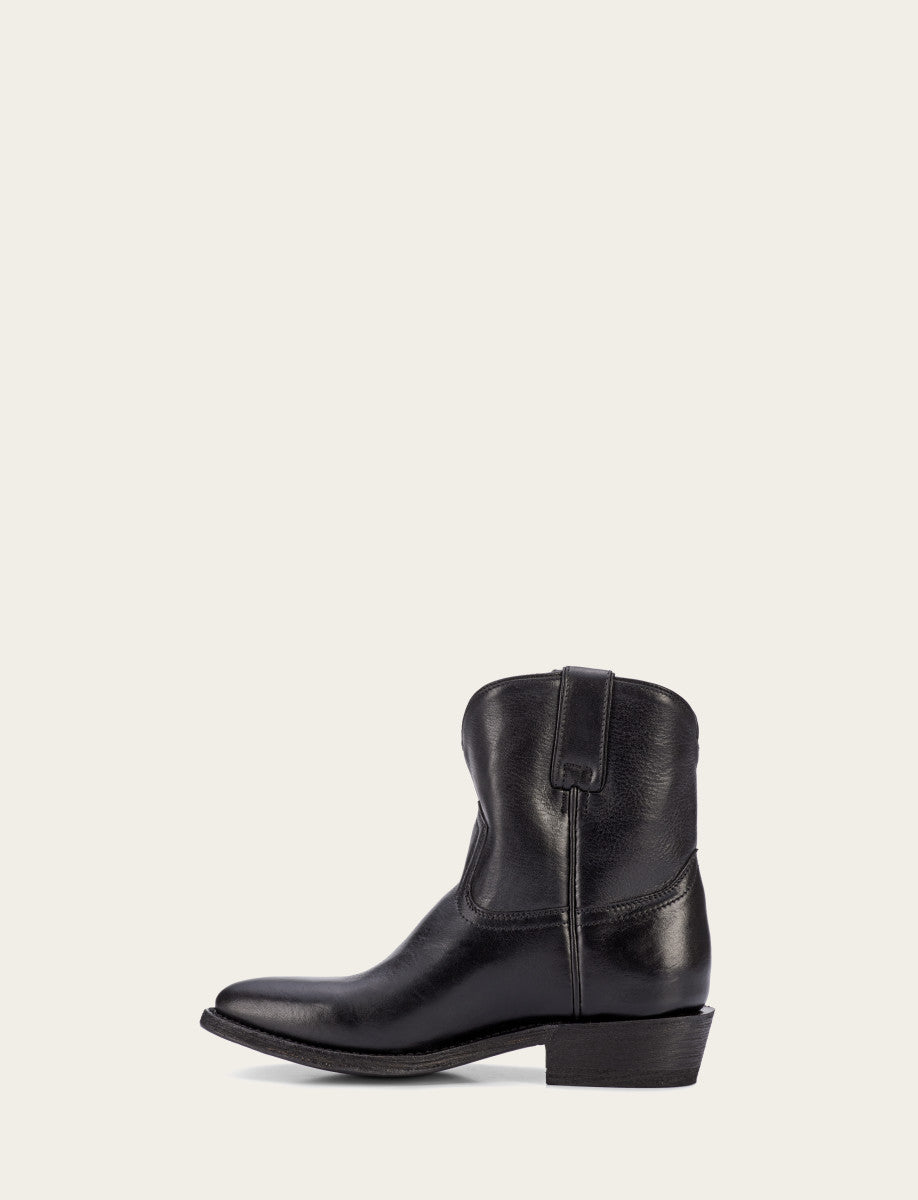 Black Booties Frye Women's Black Billy Short Booties