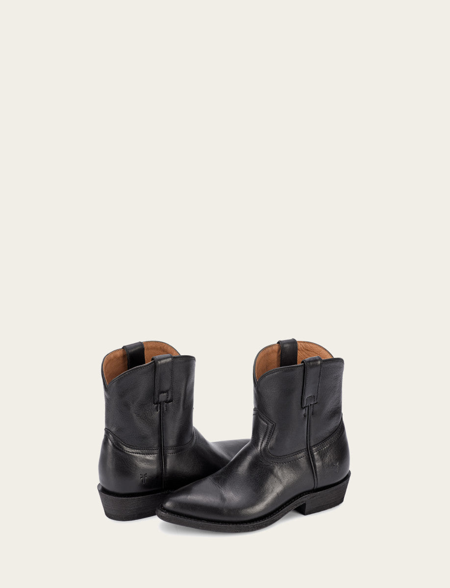 Black Booties Frye Women's Black Billy Short Booties