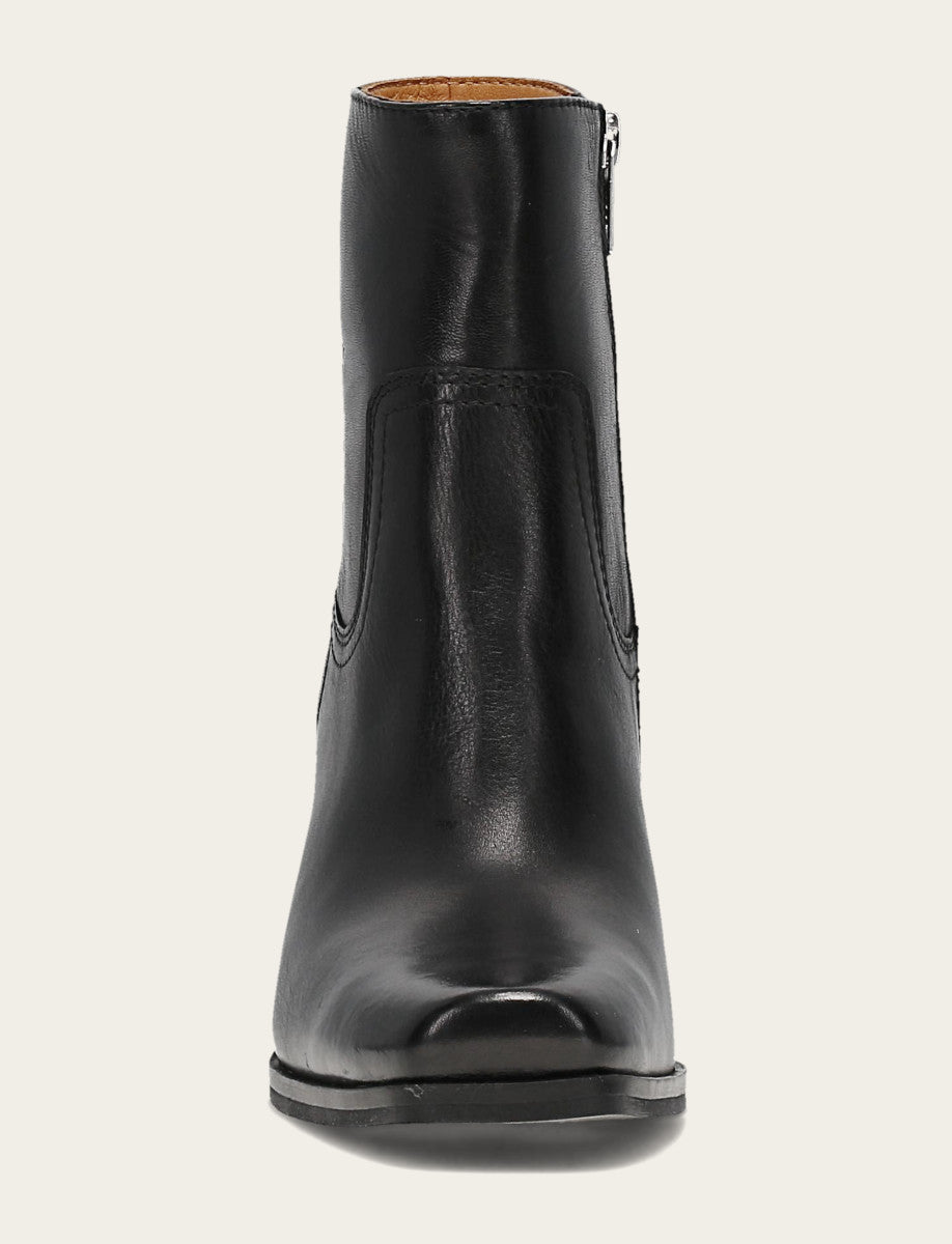 Black Booties Frye Women's Black Shiloh Zip Booties