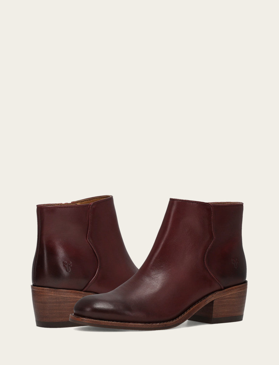 Merlot Booties Frye Women's Merlot Carson 2 Piping Booties