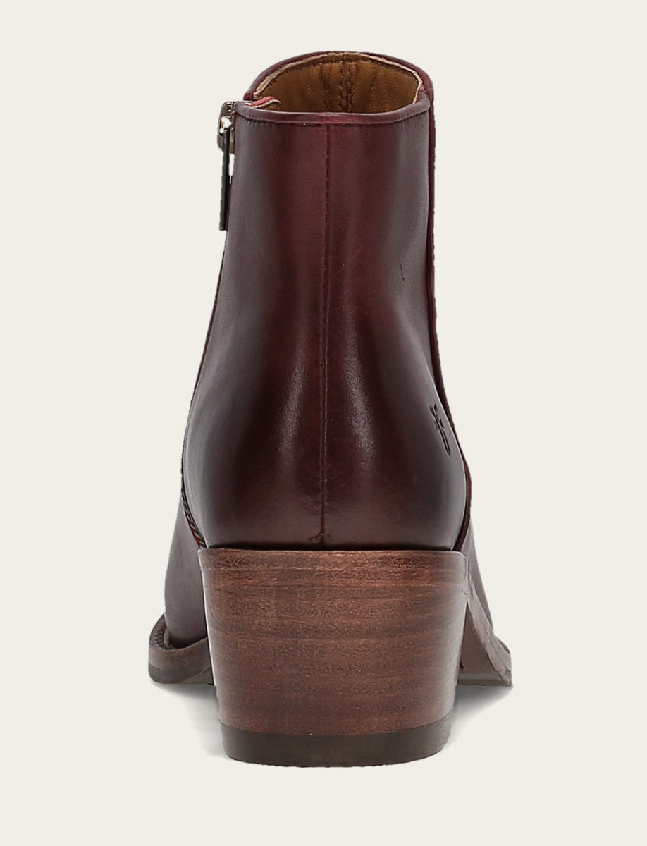 Merlot Booties Frye Women's Merlot Carson 2 Piping Booties