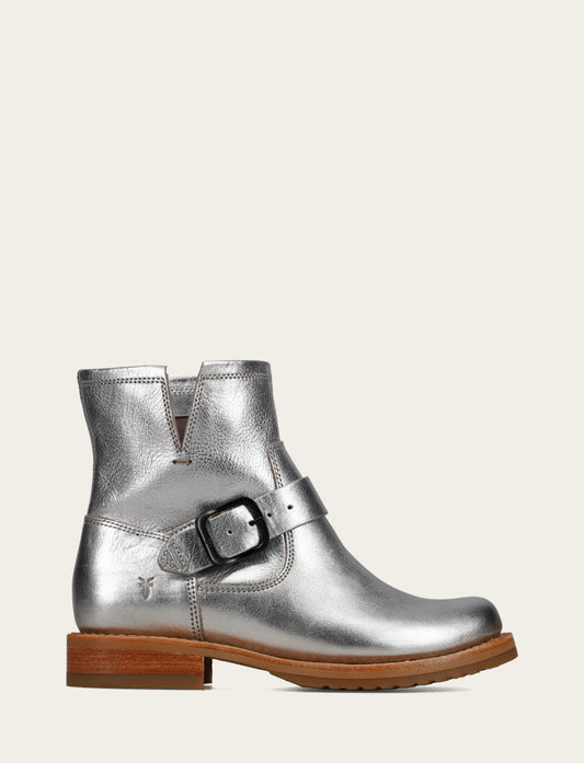 Silver Booties Frye Women's Silver Veronica Flex Booties