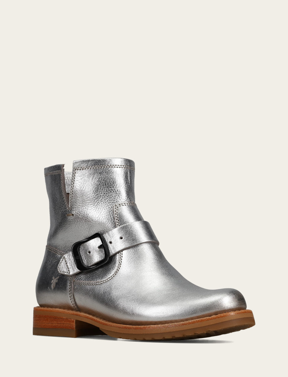 Silver Booties Frye Women's Silver Veronica Flex Booties