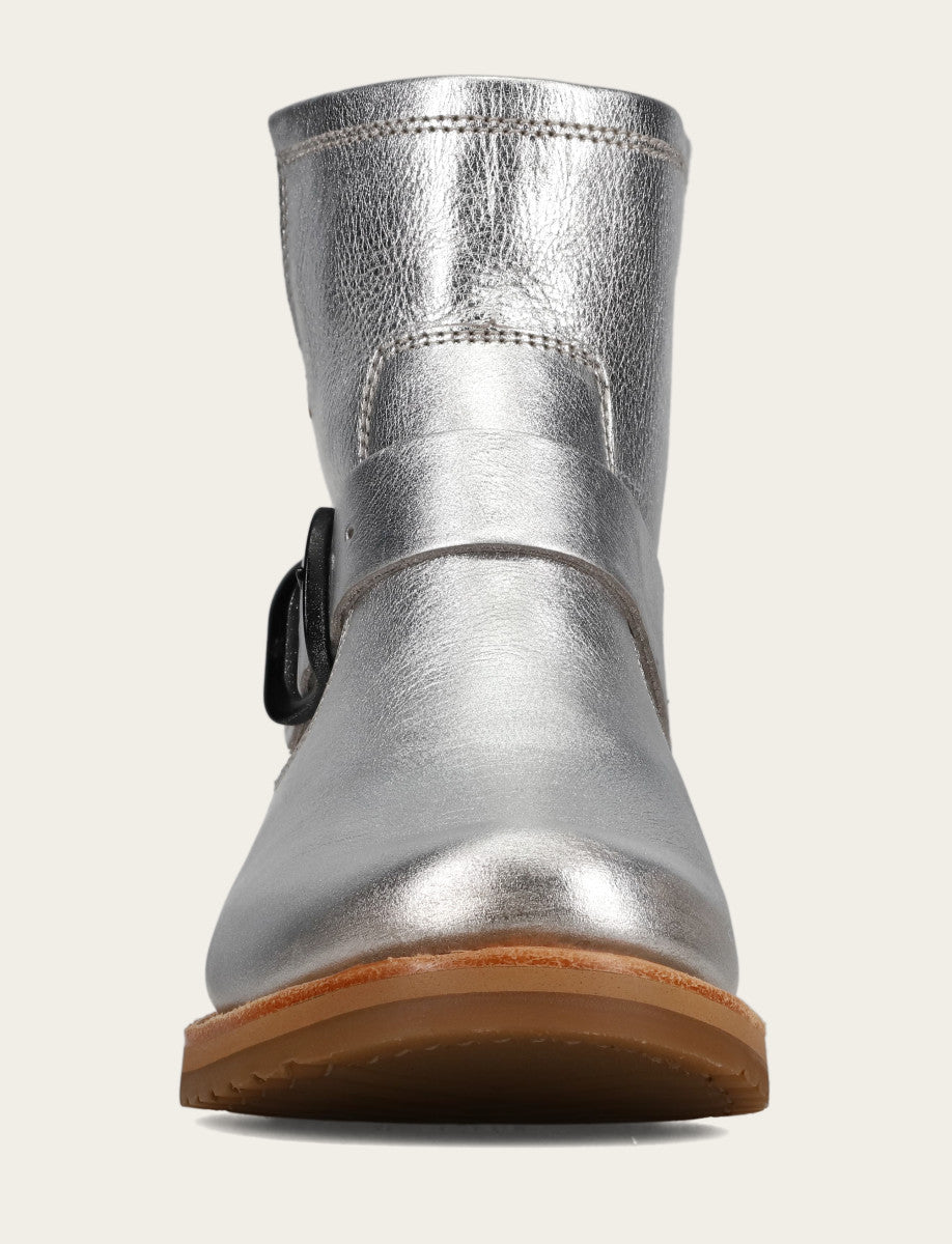 Silver Booties Frye Women's Silver Veronica Flex Booties