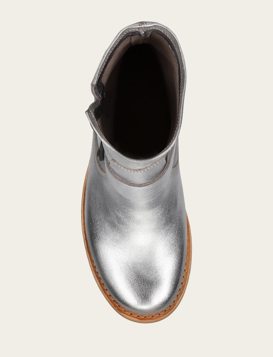 Silver Booties Frye Women's Silver Veronica Flex Booties