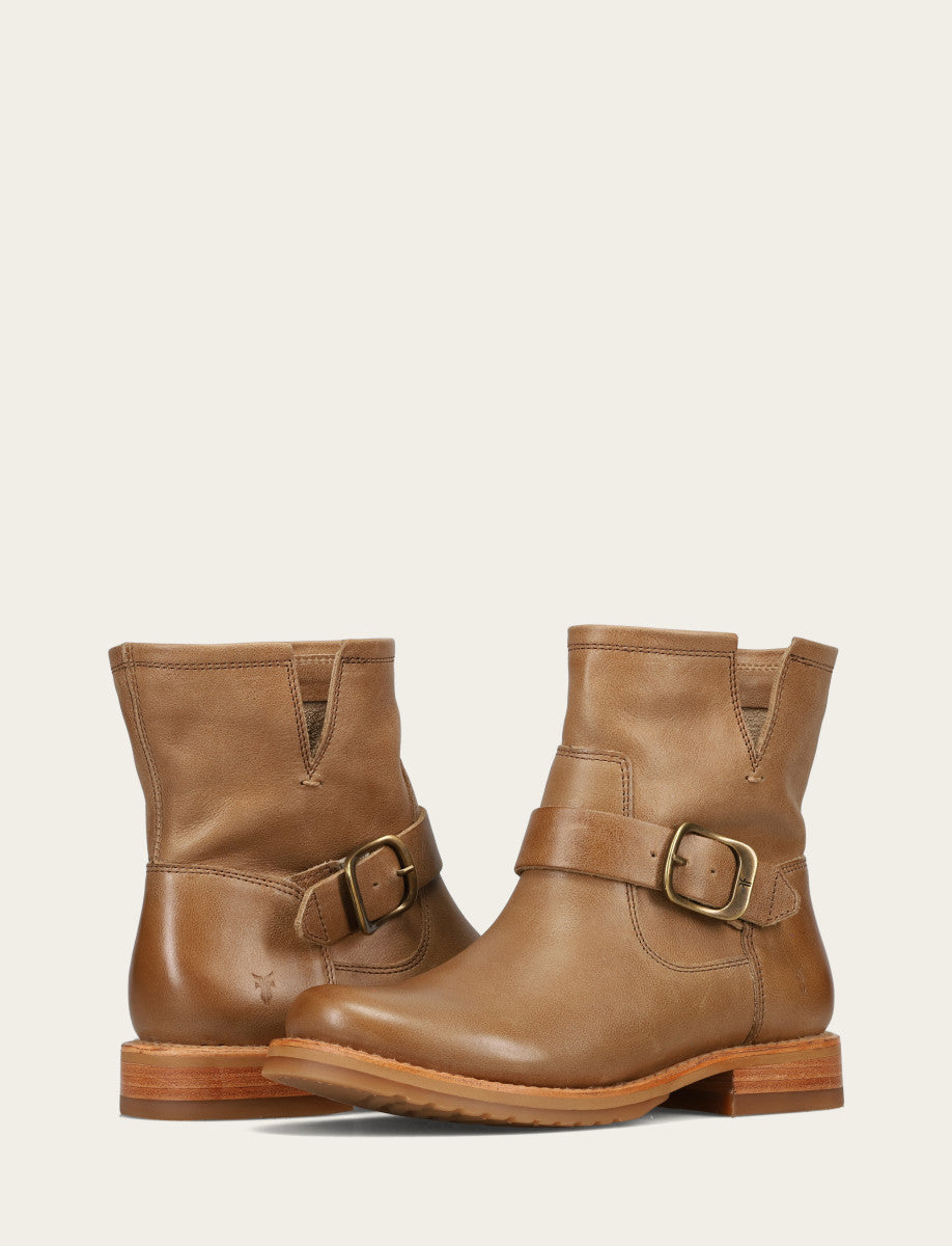 Beige Booties Frye Women's Beige Veronica Flex Booties