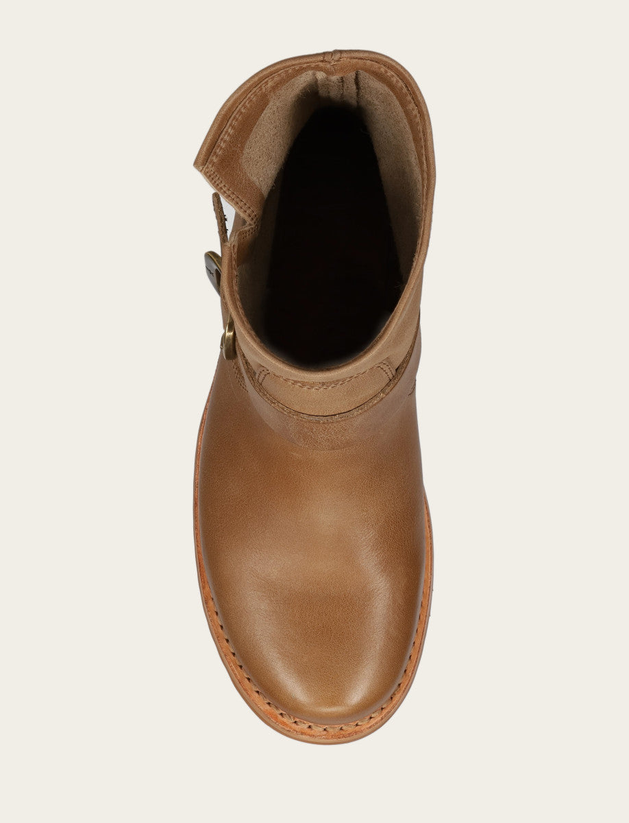 Beige Booties Frye Women's Beige Veronica Flex Booties
