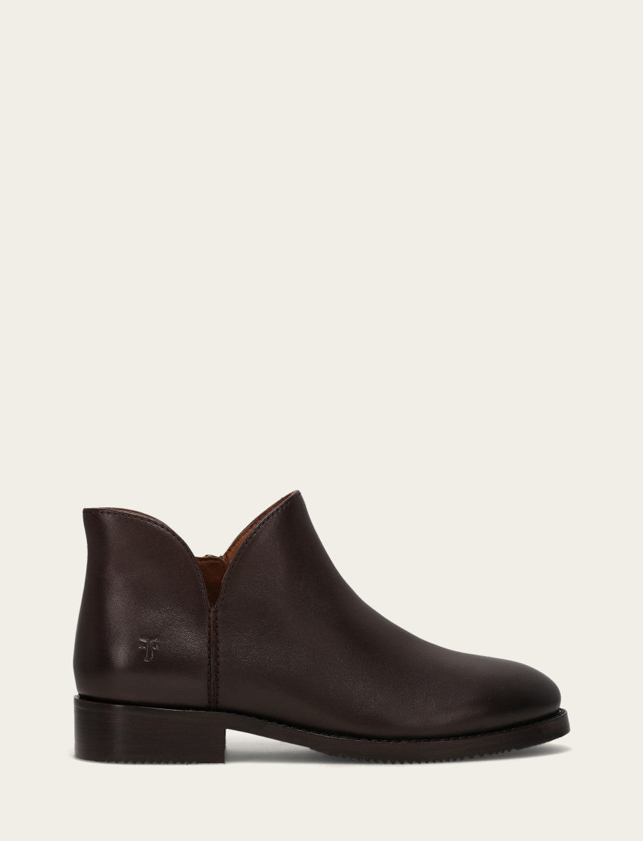 Dark Brown Booties Frye Women's Dark Brown Melissa Shootie 2 Boot