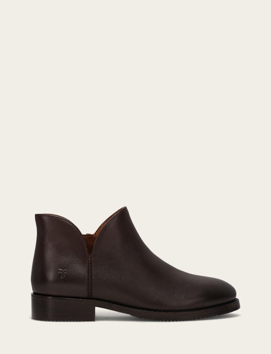Dark Brown Booties Frye Women's Dark Brown Melissa Shootie 2 Boot