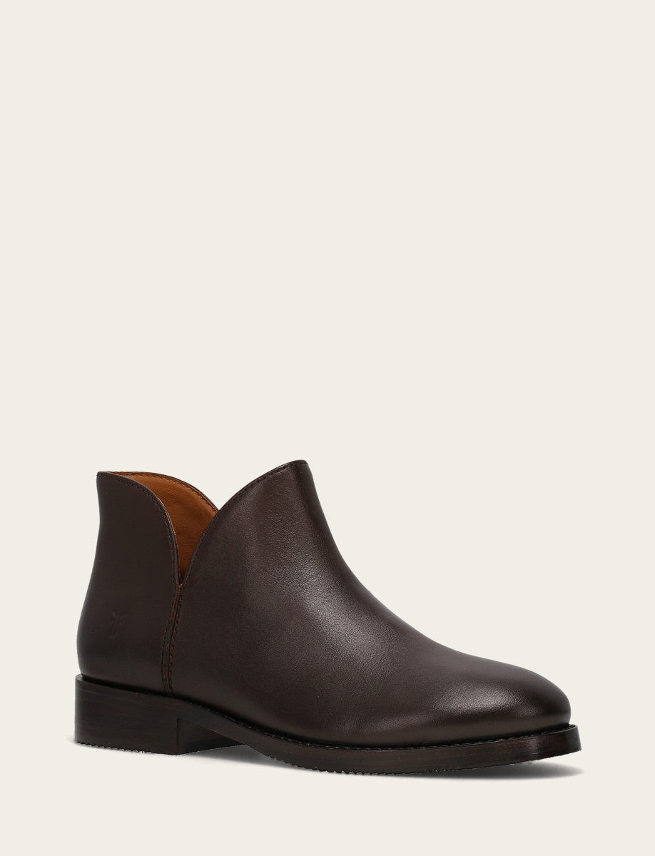 Dark Brown Booties Frye Women's Dark Brown Melissa Shootie 2 Boot