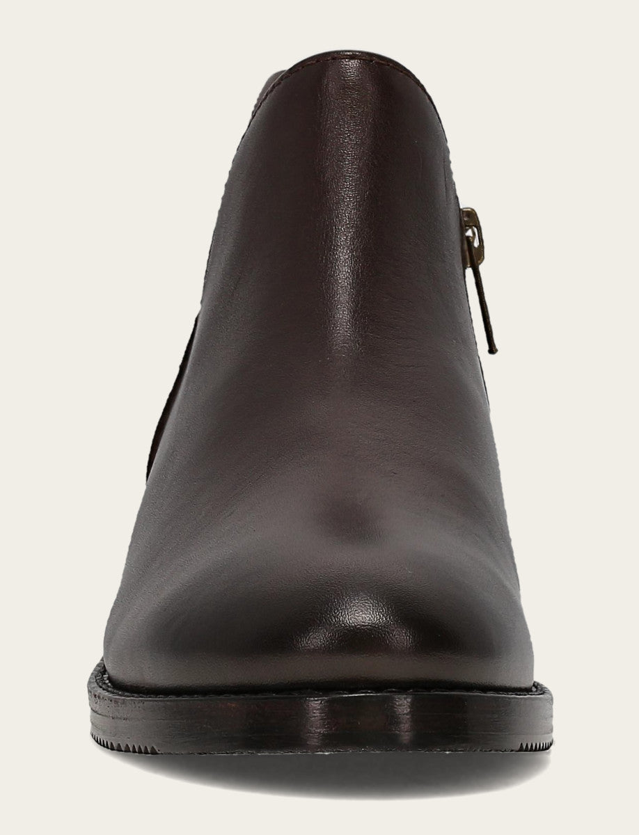 Dark Brown Booties Frye Women's Dark Brown Melissa Shootie 2 Boot