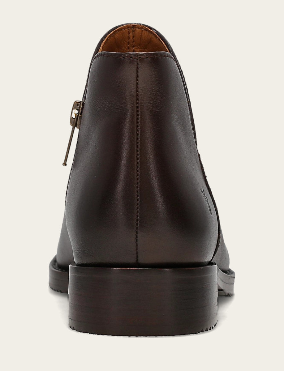 Dark Brown Booties Frye Women's Dark Brown Melissa Shootie 2 Boot