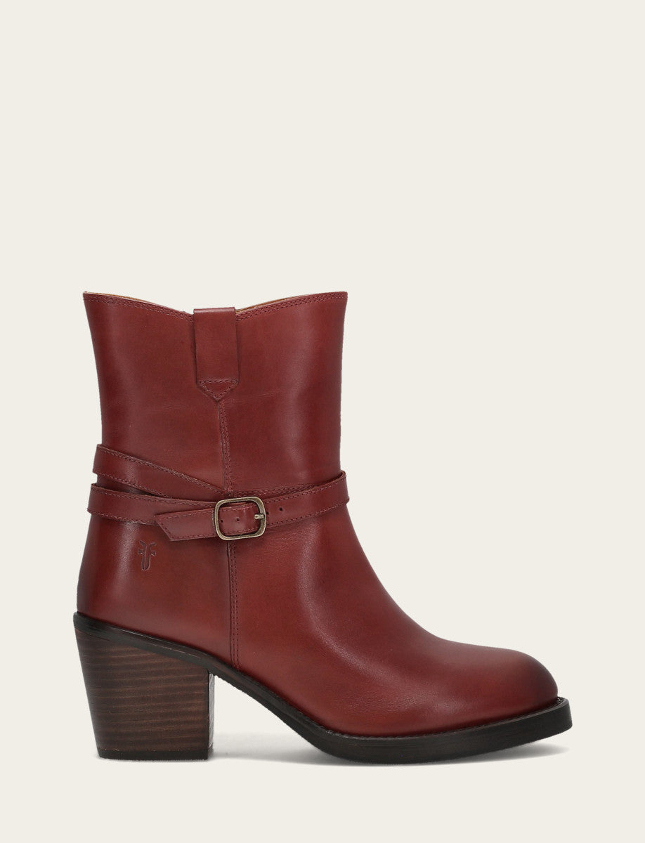 Cranberry Booties Frye Women's Cranberry Rylee Belted Inside Zip Boot