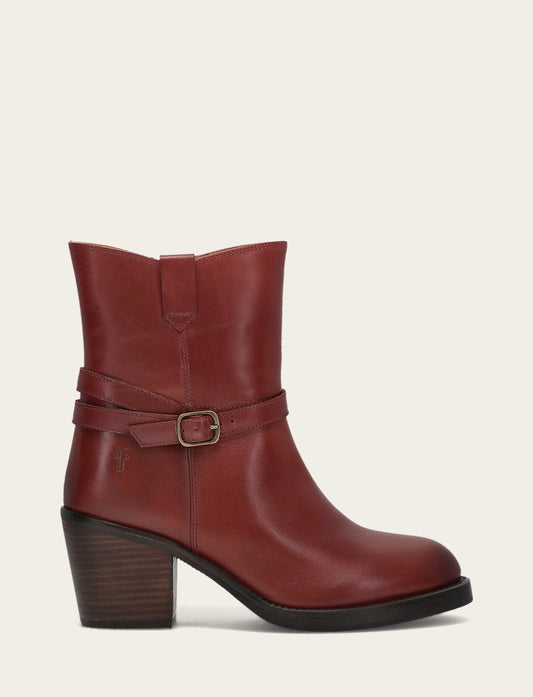 Cranberry Booties Frye Women's Cranberry Rylee Belted Inside Zip Boot