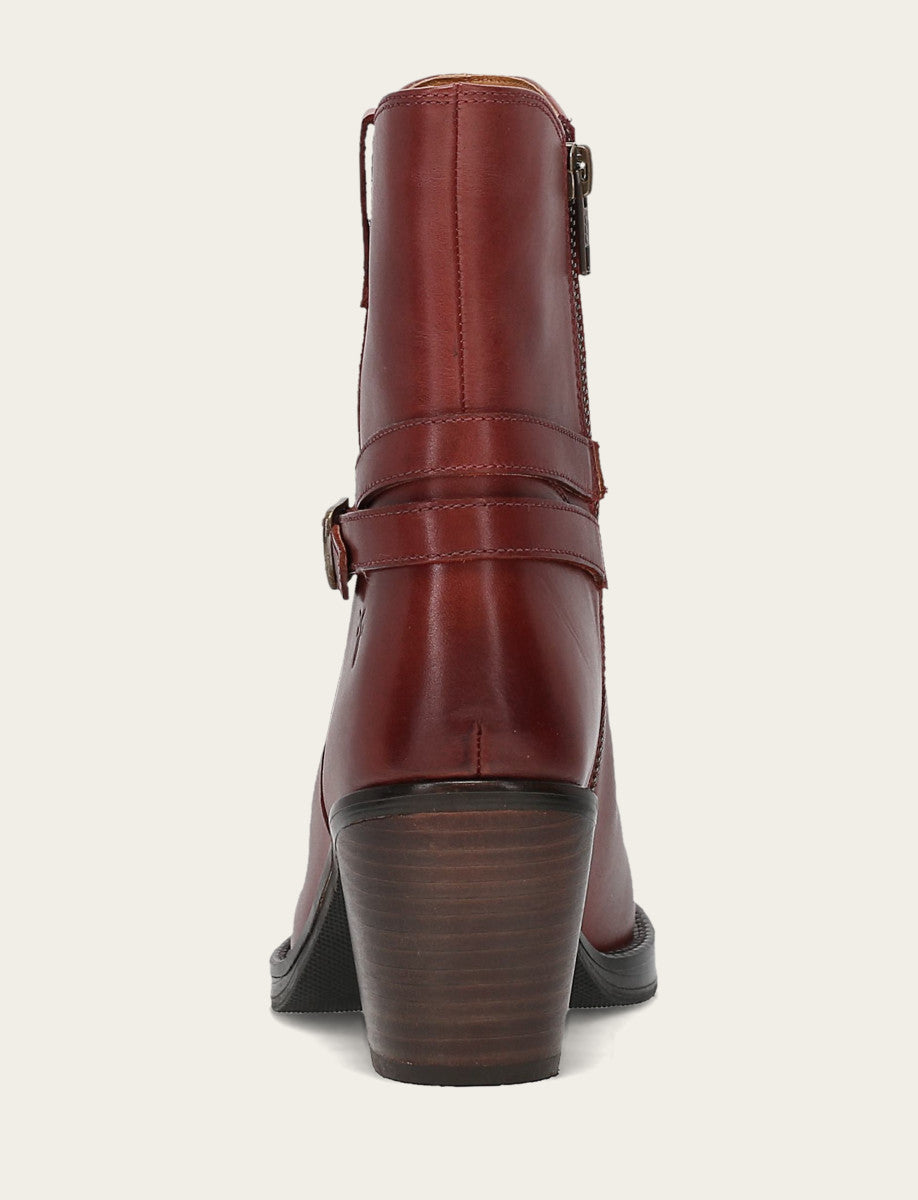 Cranberry Booties Frye Women's Cranberry Rylee Belted Inside Zip Boot