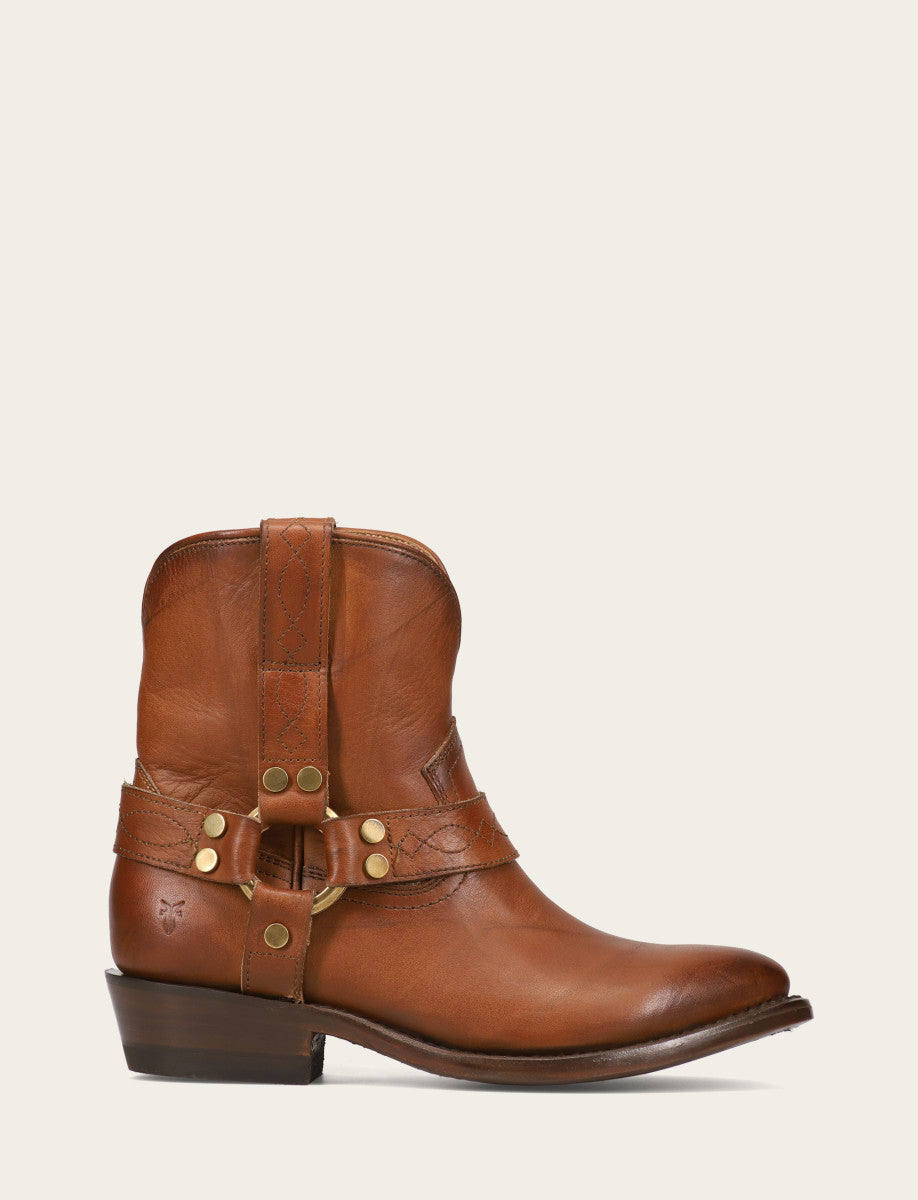 Saddle Booties Frye Women's Saddle Billy Short Harness Booties