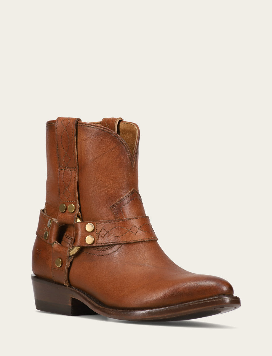 Saddle Booties Frye Women's Saddle Billy Short Harness Booties