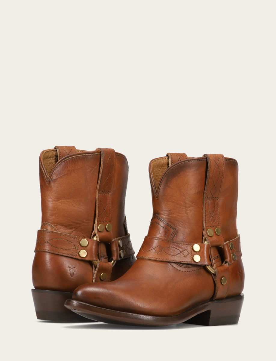 Saddle Booties Frye Women's Saddle Billy Short Harness Booties