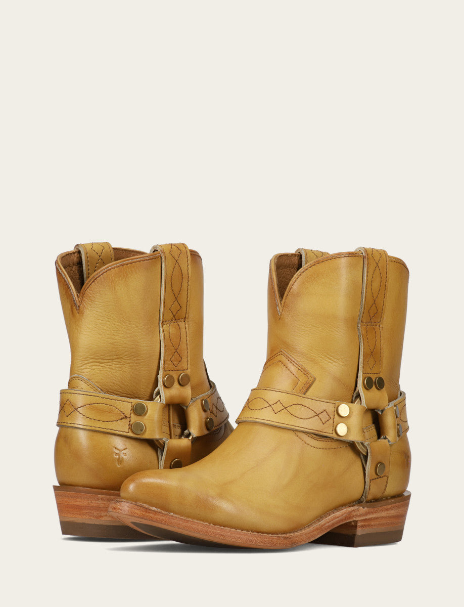 Banana Booties Frye Women's Banana Billy Short Harness Booties