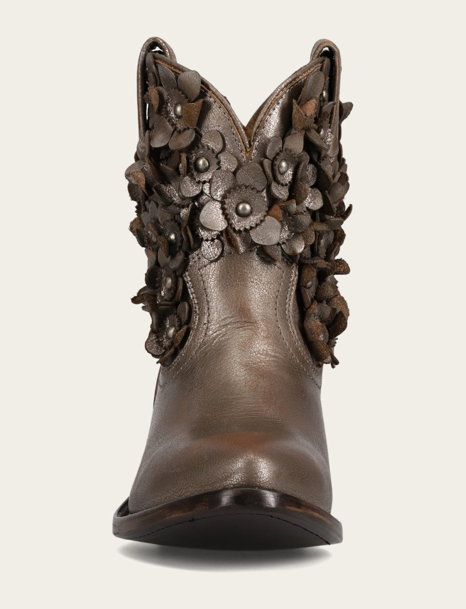 Metallic Stone Booties Frye Women's Metallic Stone Billy Flower Boot