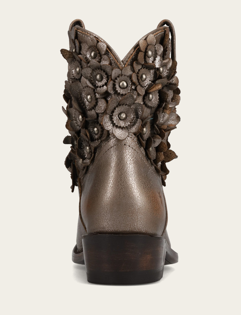 Metallic Stone Booties Frye Women's Metallic Stone Billy Flower Boot