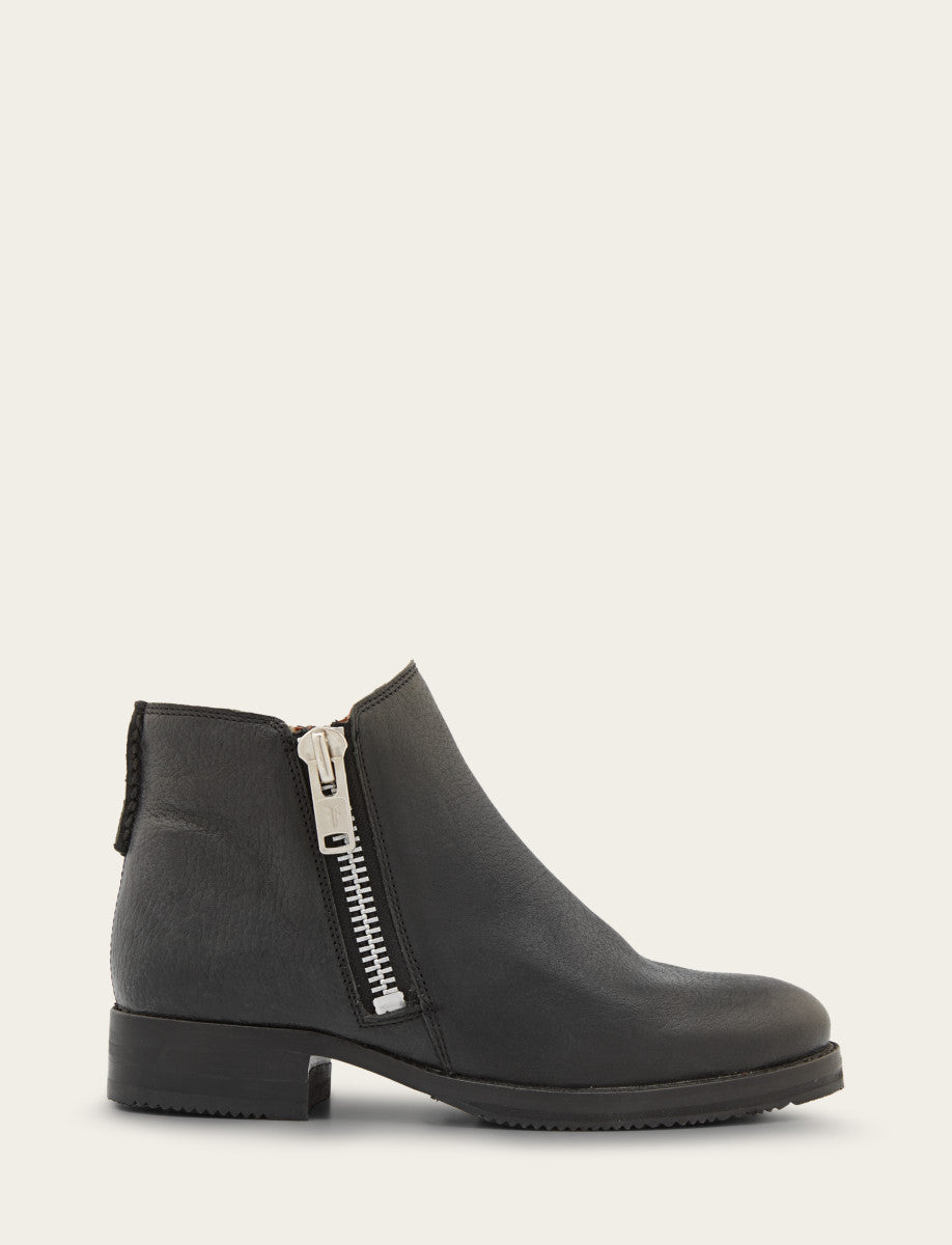 Black Booties Frye Women's Black Madison Moto Shooties