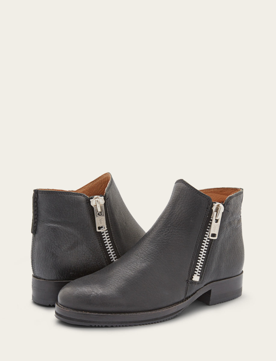 Black Booties Frye Women's Black Madison Moto Shooties