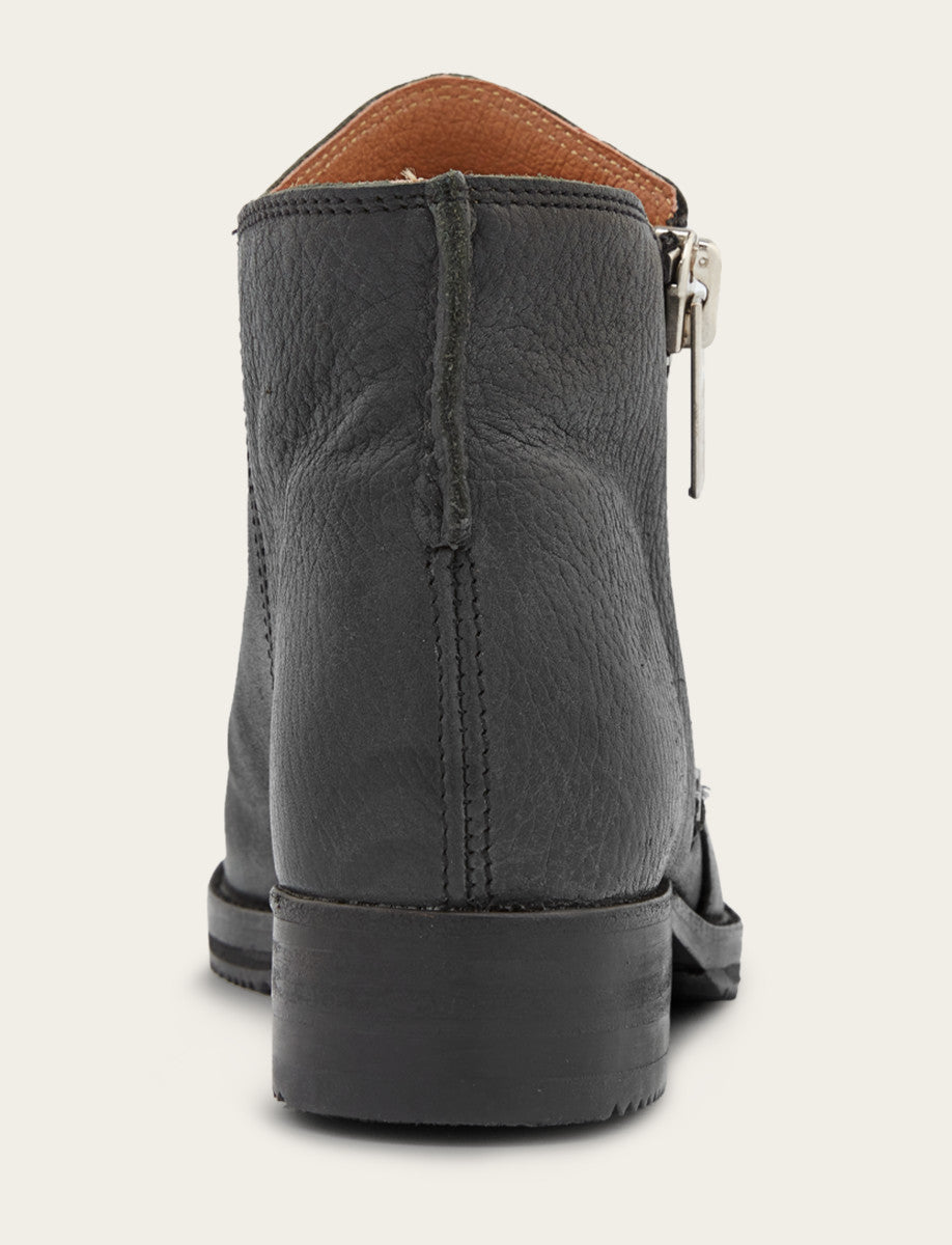 Black Booties Frye Women's Black Madison Moto Shooties