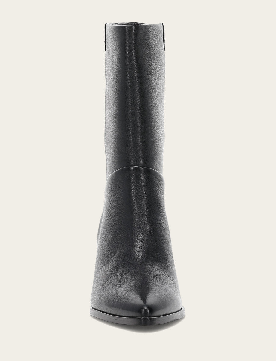 Black Booties Frye Women's Black Sadie Softy Mid Booties