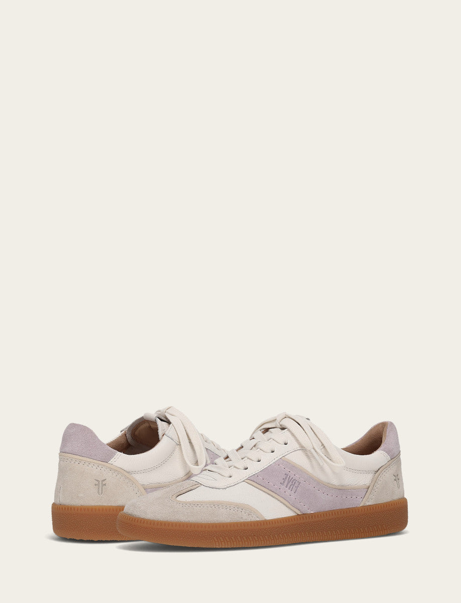 Ivory Lavender Sneakers Frye Milly Low Lace