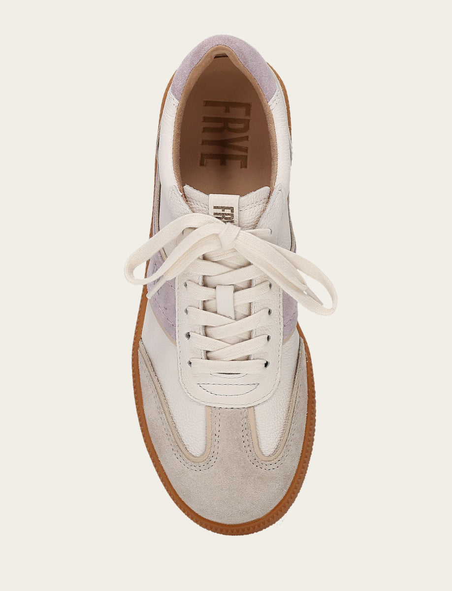 Ivory Lavender Sneakers Frye Milly Low Lace