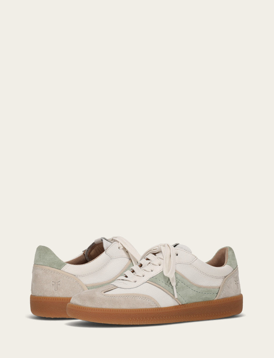 Ivory Jade Sneakers Frye Milly Low Lace