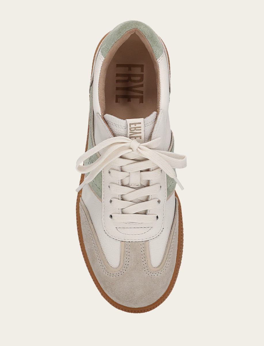 Ivory Jade Sneakers Frye Milly Low Lace