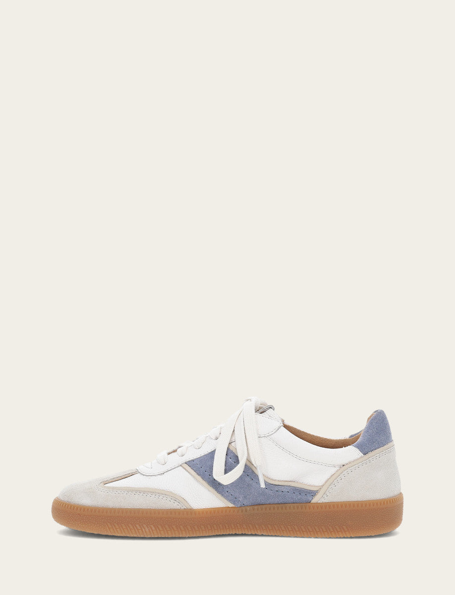 Ivory Azul Sneakers Frye Women's Ivory Azul Milly Low Lace Sneakers