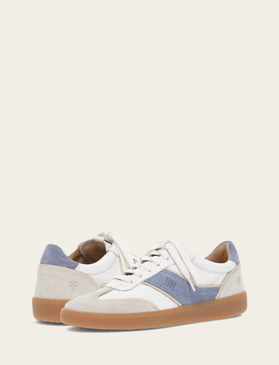 Ivory Azul Sneakers Frye Women's Ivory Azul Milly Low Lace Sneakers