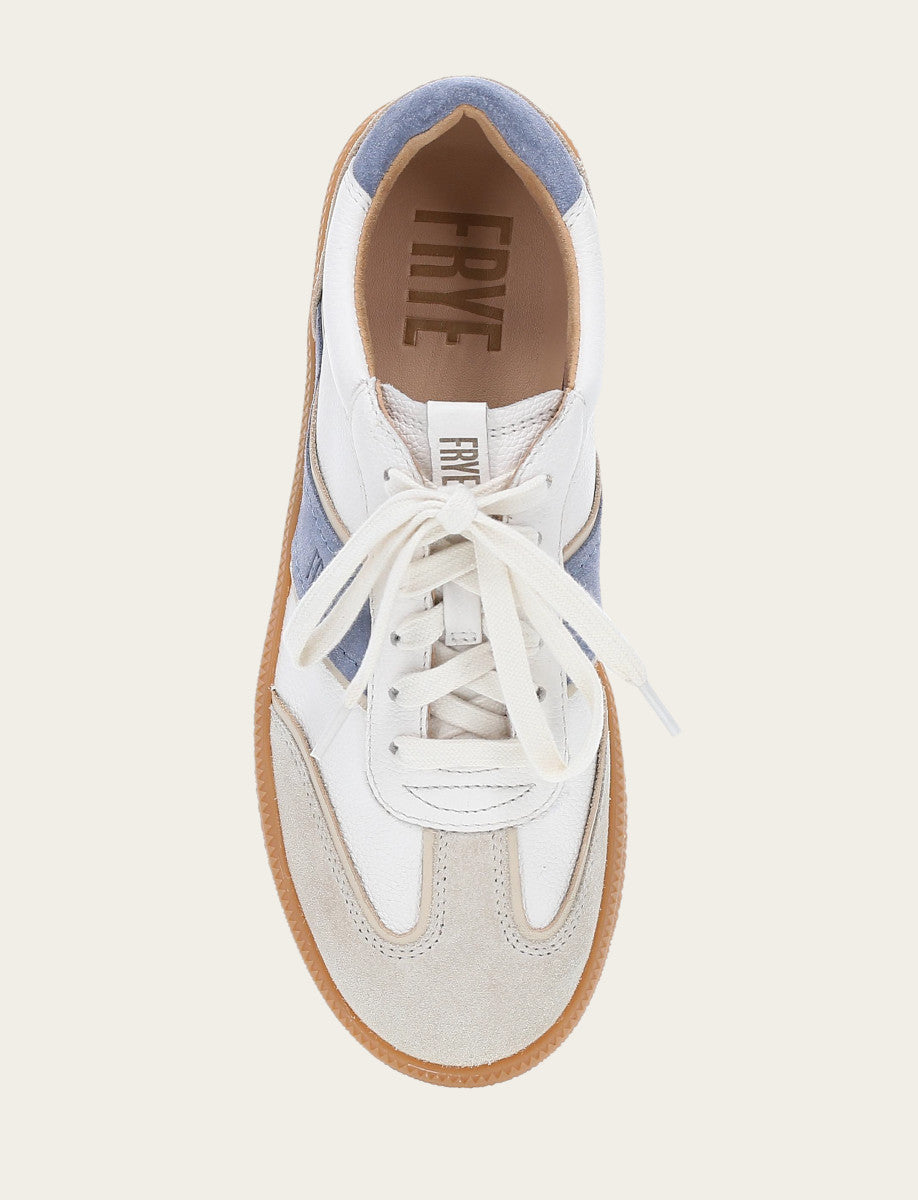 Ivory Azul Sneakers Frye Women's Ivory Azul Milly Low Lace Sneakers