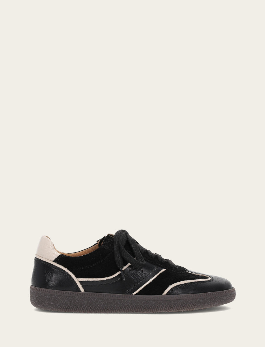 Black Sneakers Frye Women's Black Milly Low Lace Sneakers