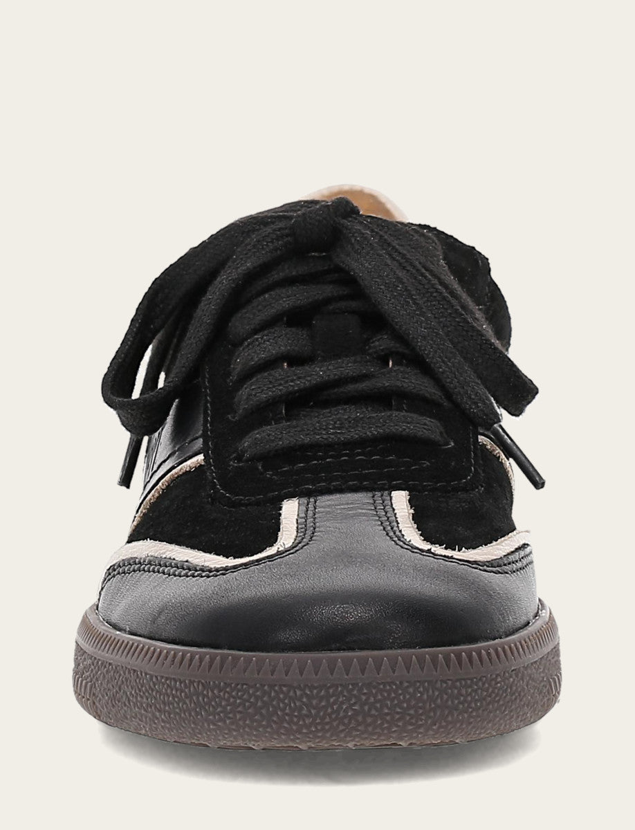 Black Sneakers Frye Women's Black Milly Low Lace Sneakers