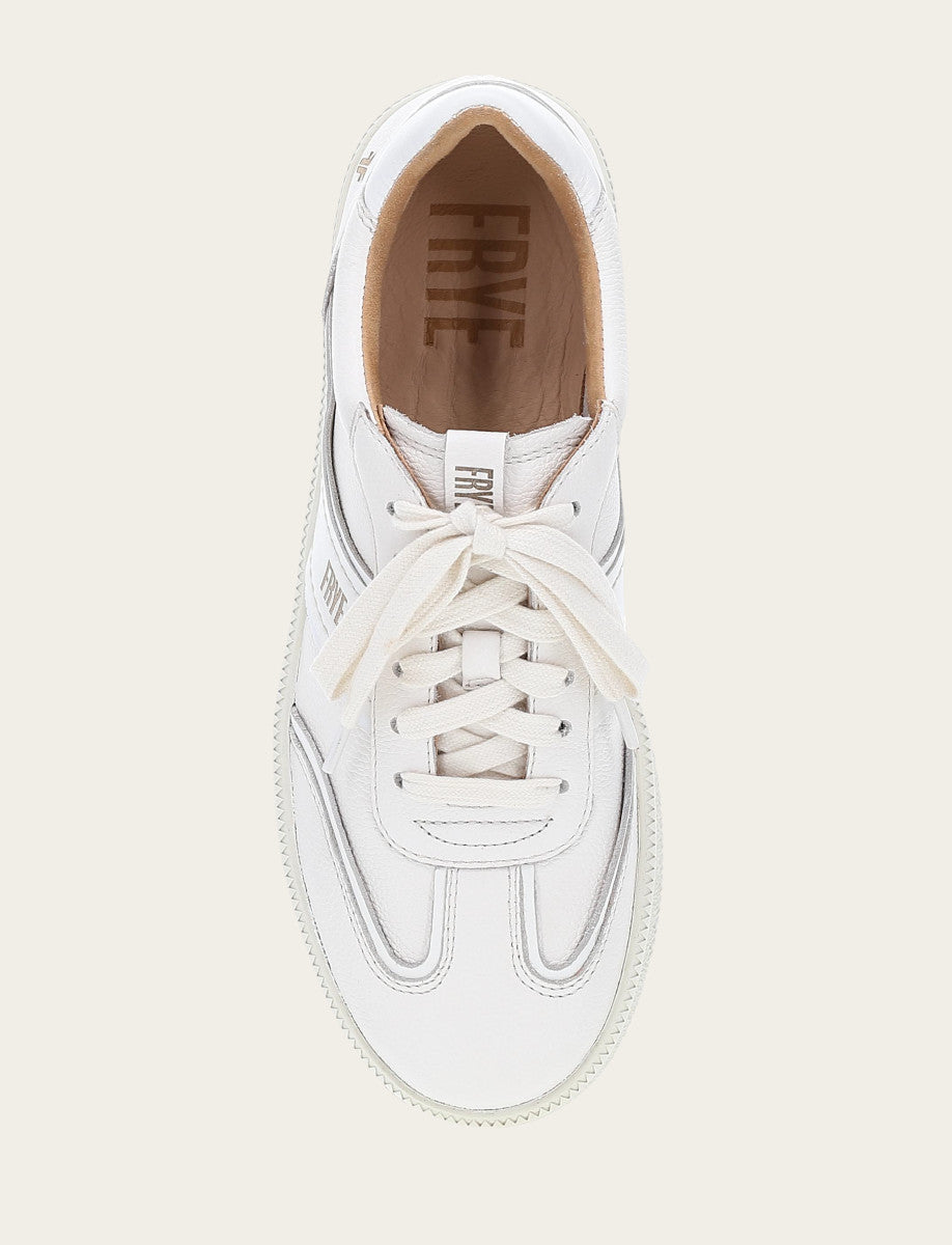 White Sneakers Frye Women's White Milly Low Lace Sneakers