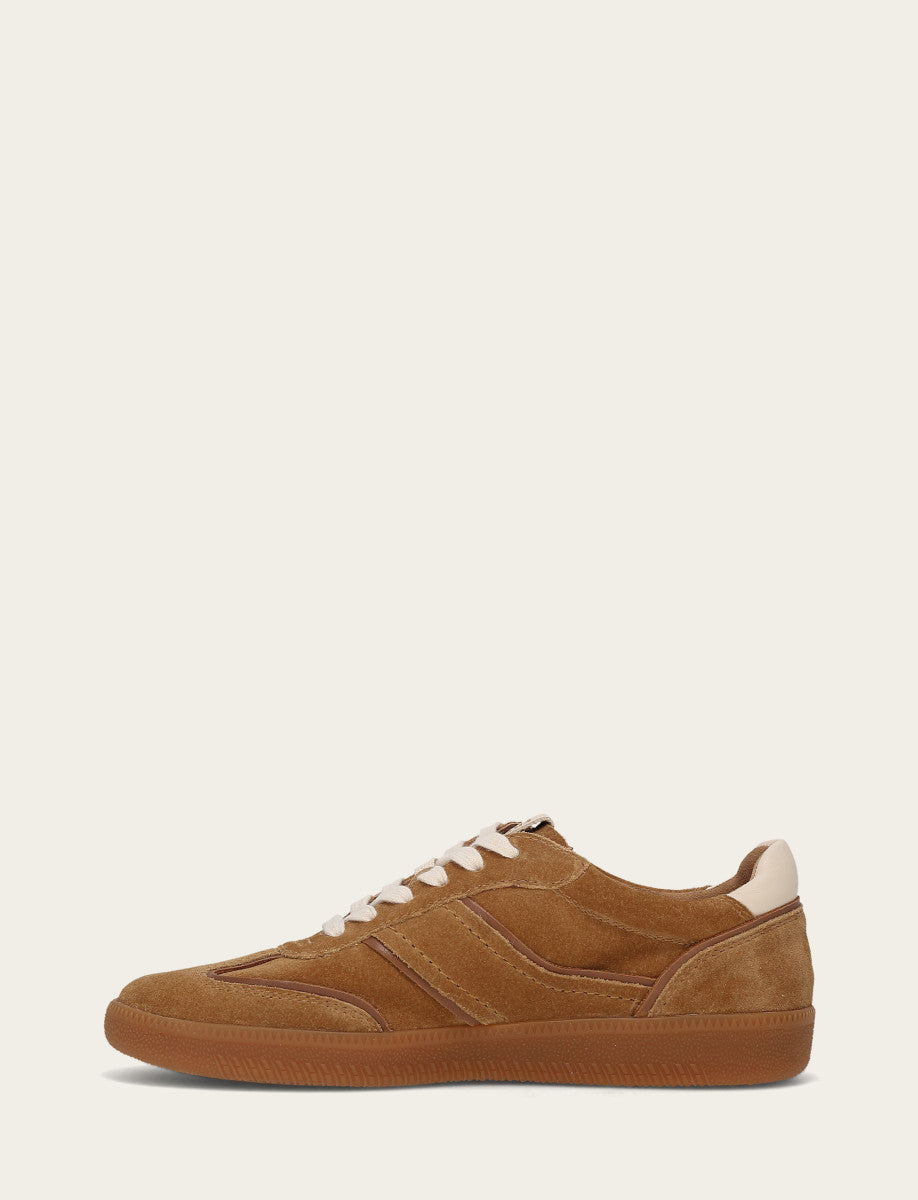 Toffee Sneakers Frye Women's Toffee Milly Low Lace Sneaker