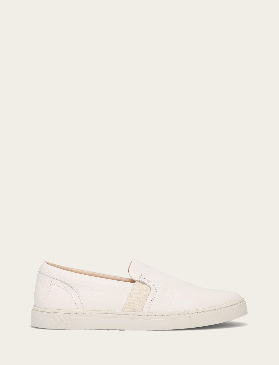 White Sneakers Frye Women's White Ivy Slip On Sneakers