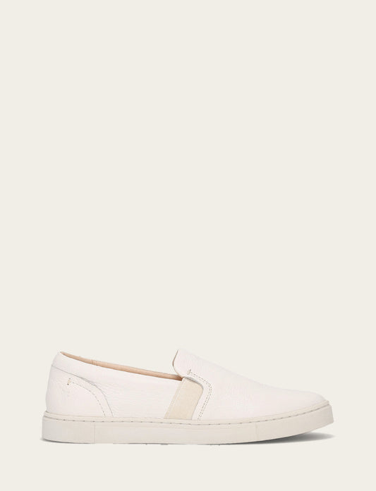 White Sneakers Frye Women's White Ivy Slip On Sneakers