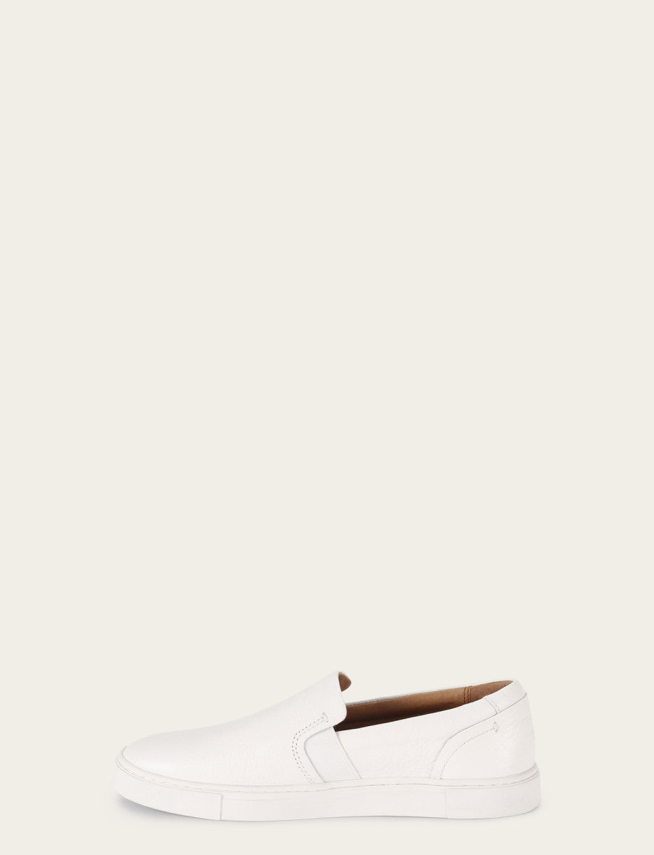 White Sneakers Frye Women's White Ivy Slip On Sneakers