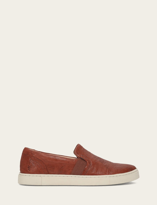 Cognac Sneakers Frye Women's Cognac Ivy Slip On Sneakers