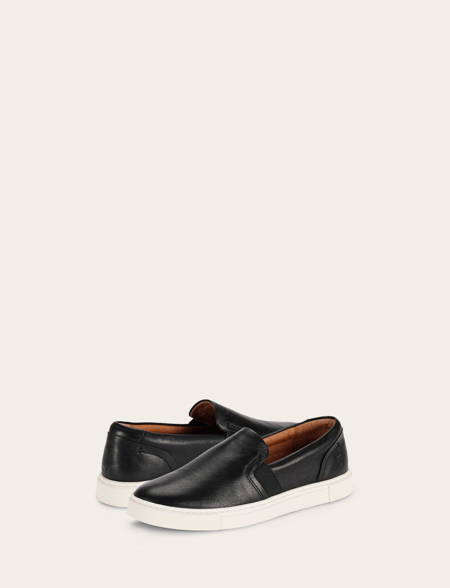 Black Sneakers Frye Women's Black Ivy Slip On Sneakers