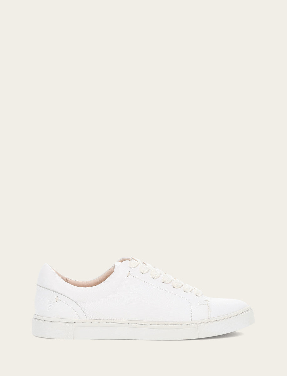 White Sneakers Frye Women's White Ivy Low Lace Sneakers
