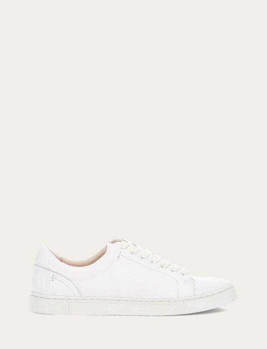 White Sneakers Frye Women's White Ivy Low Lace Sneakers