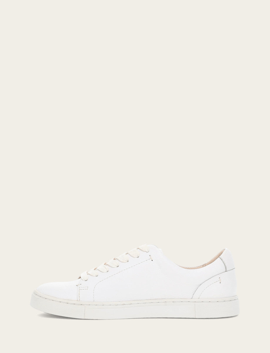 White Sneakers Frye Women's White Ivy Low Lace Sneakers